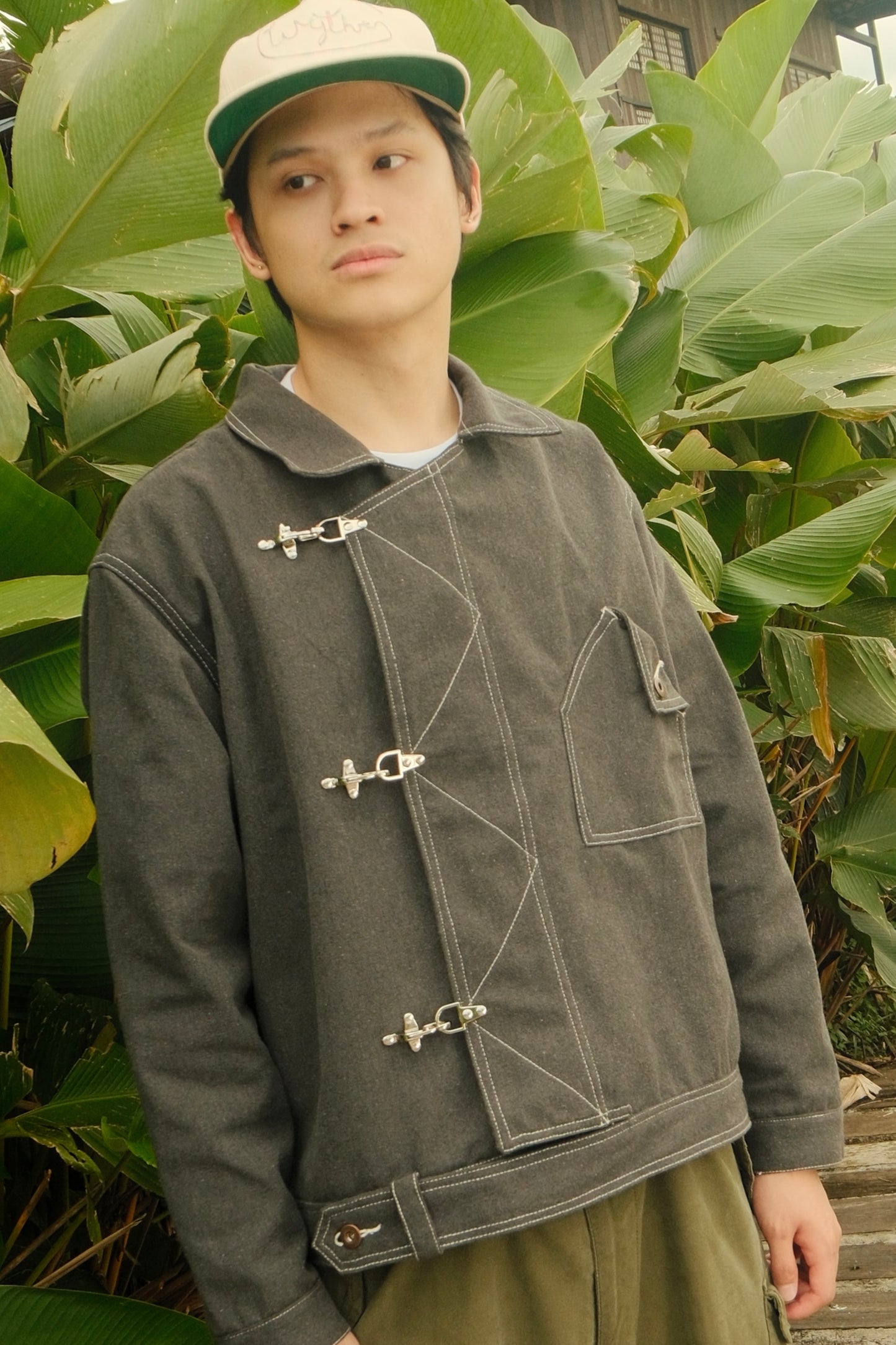 Charcoal Sukbit Jacket