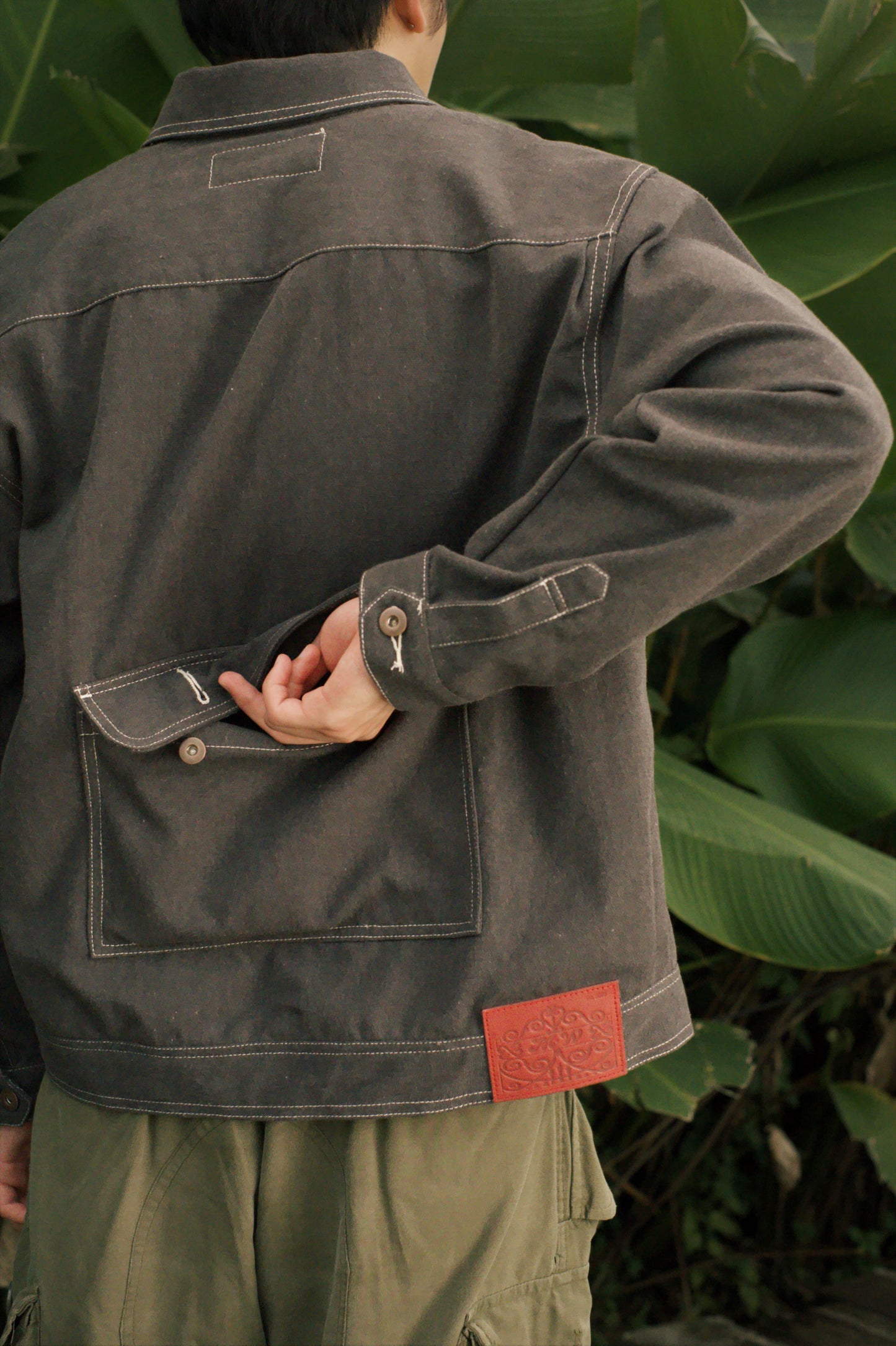 Charcoal Sukbit Jacket