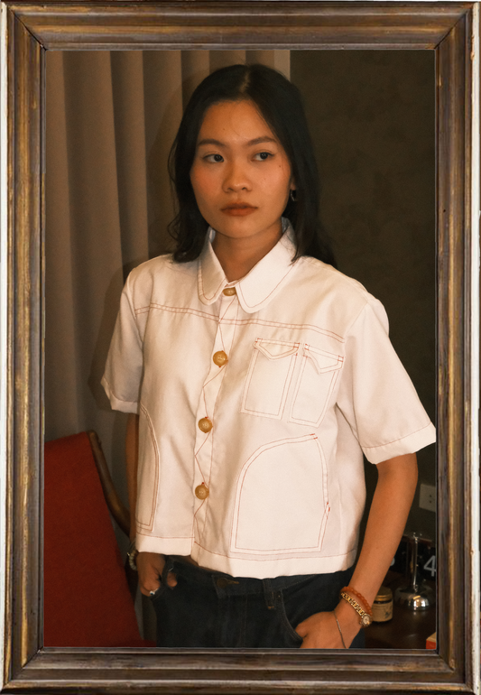 WHITE BYAHERO POLO